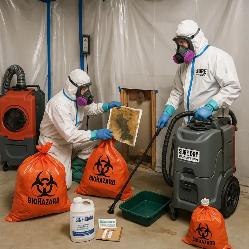 Contaminated Water Handling Protocols process in Stanton, ND